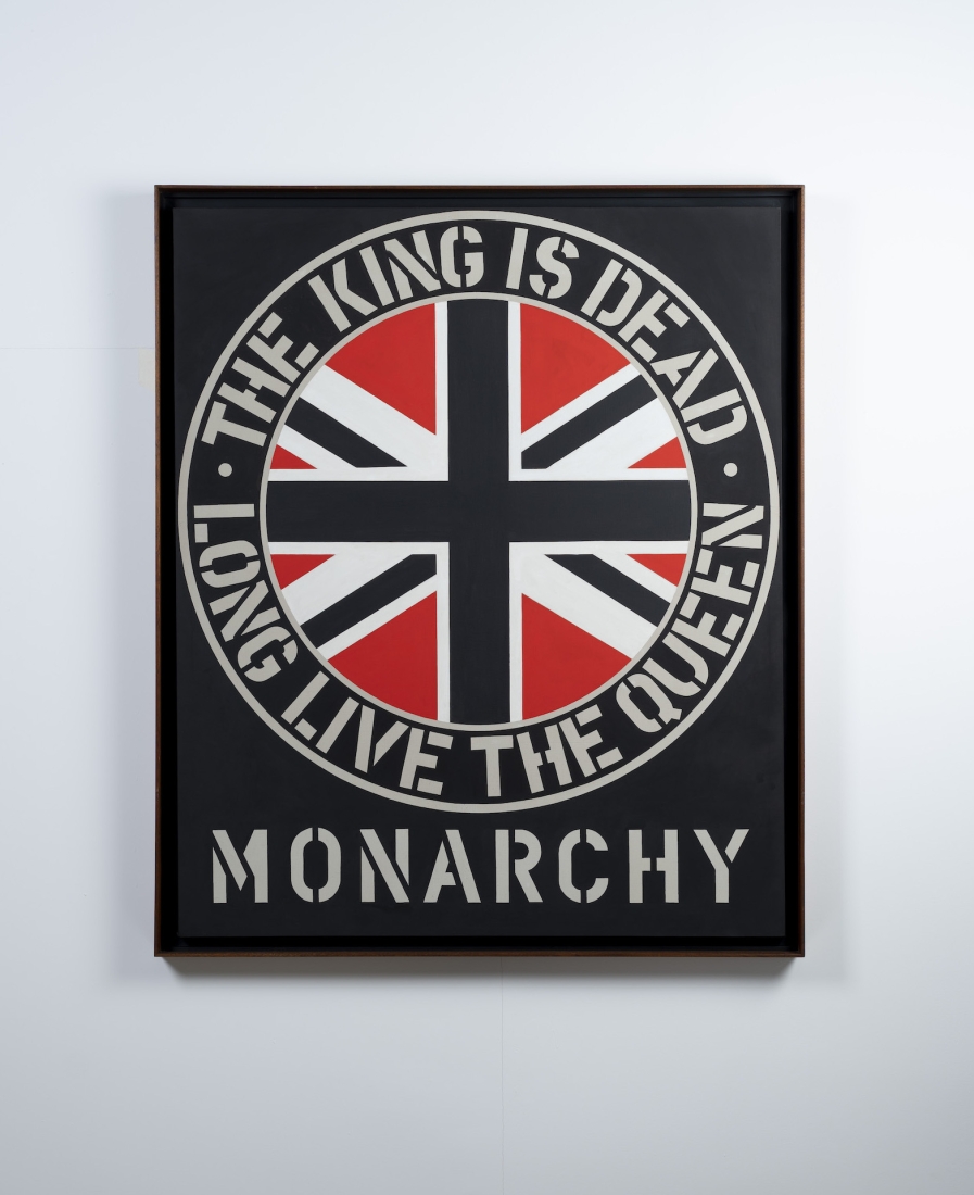 Robert Indiana's painting Monarchy, 1969/1981