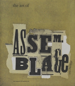 Cover of The Art of Assemblage exhibition catalogue