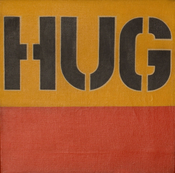 Robert Indiana's painting Hug