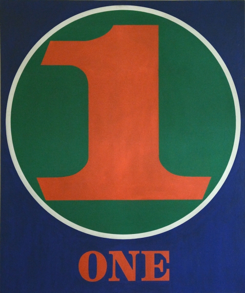 Robert Indiana's painting One