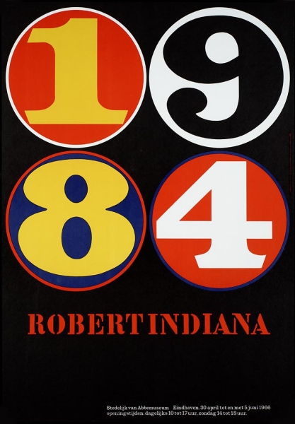 Robert Indiana exhibition poster